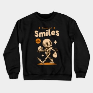 Funny Skeleton Halloween Crewneck Sweatshirt